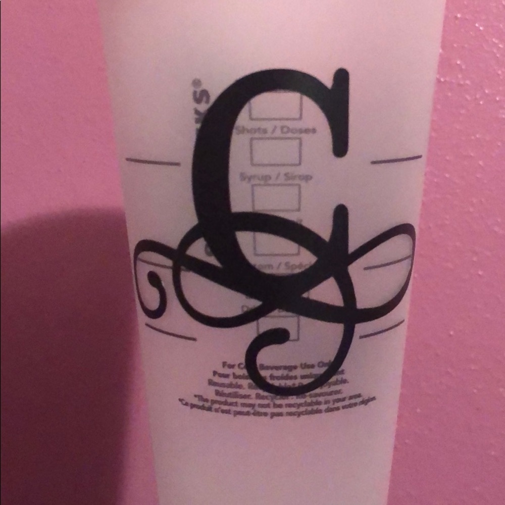 Initial Mongram Decal